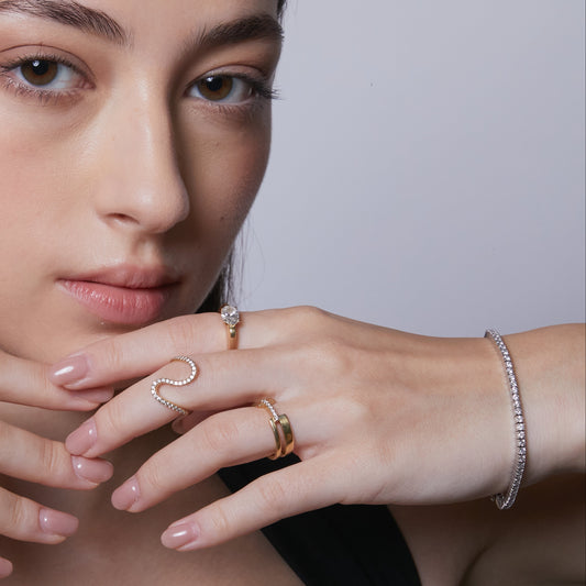 Elle Tennis Bracelet