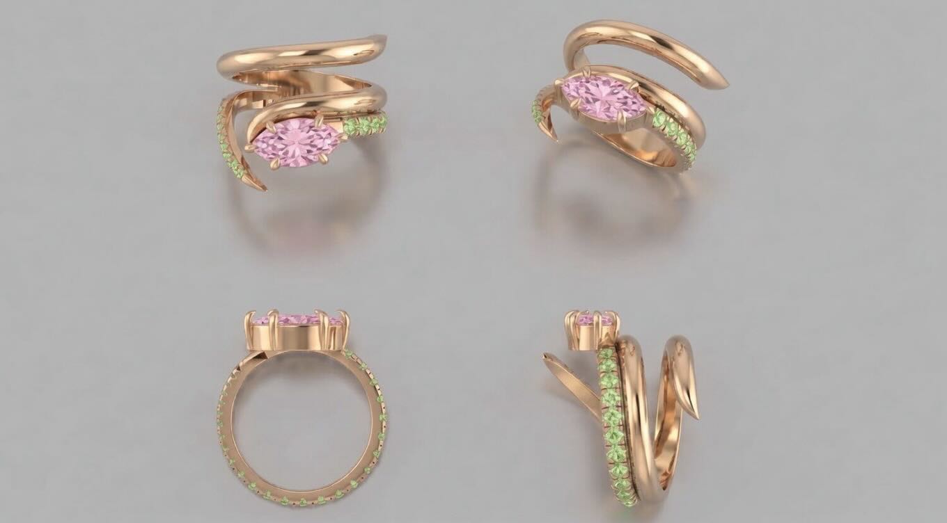 Custom Chloe Ring Deposit | 14K