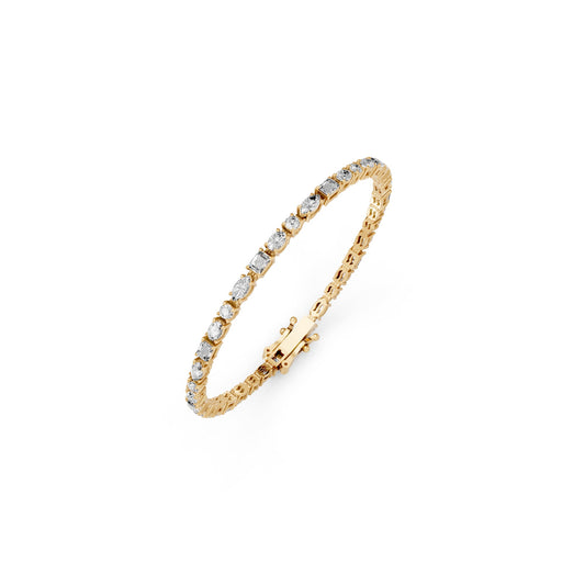 Liora Fancy Shape Tennis Bracelet