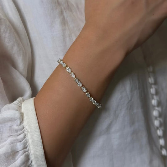 Liora Fancy Shape Tennis Bracelet