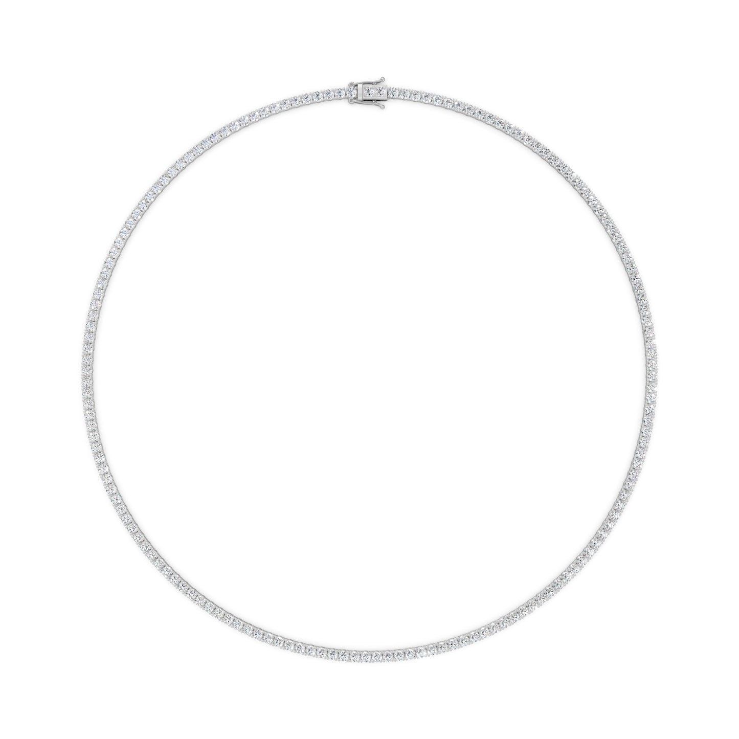 Celene Tennis Necklace (Lab Diamonds)