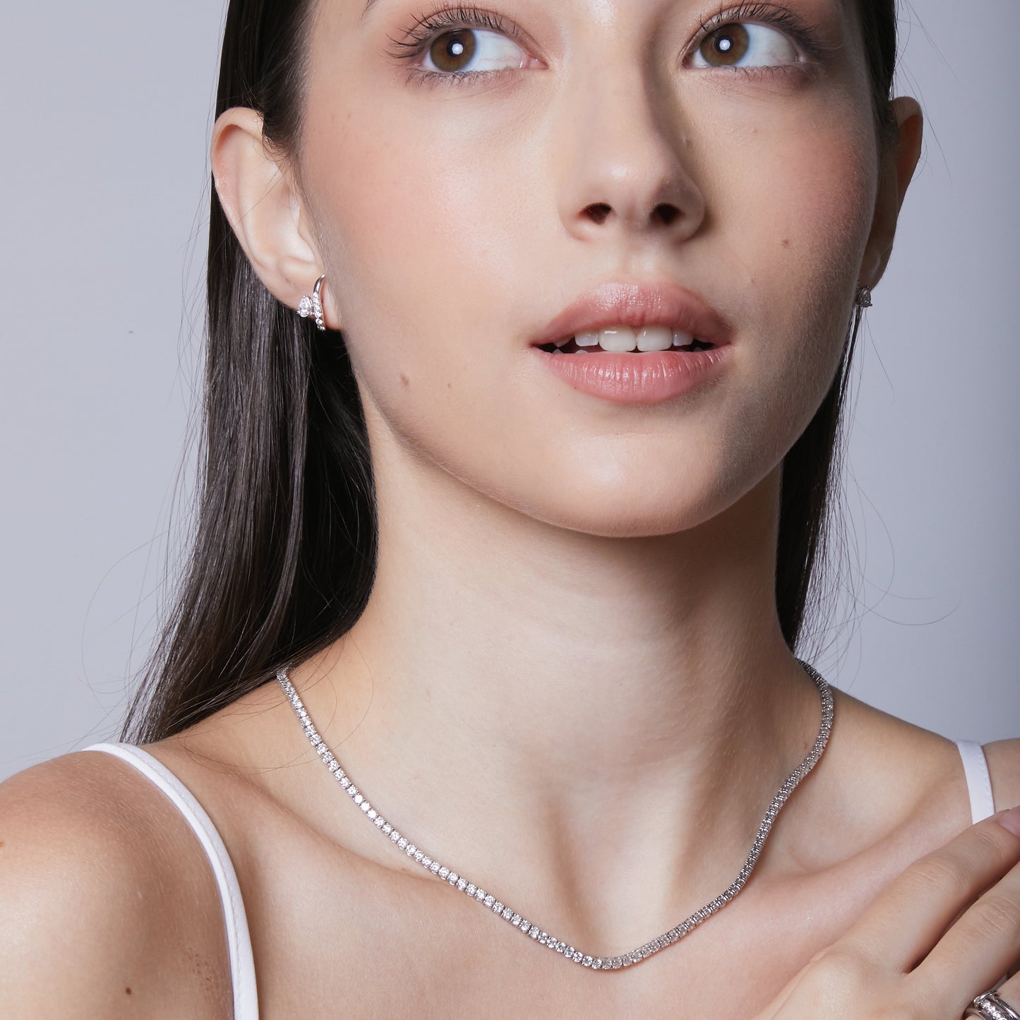 Celene Tennis Necklace