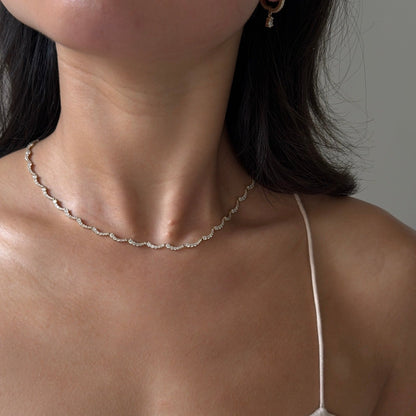 Luna Tennis Necklace