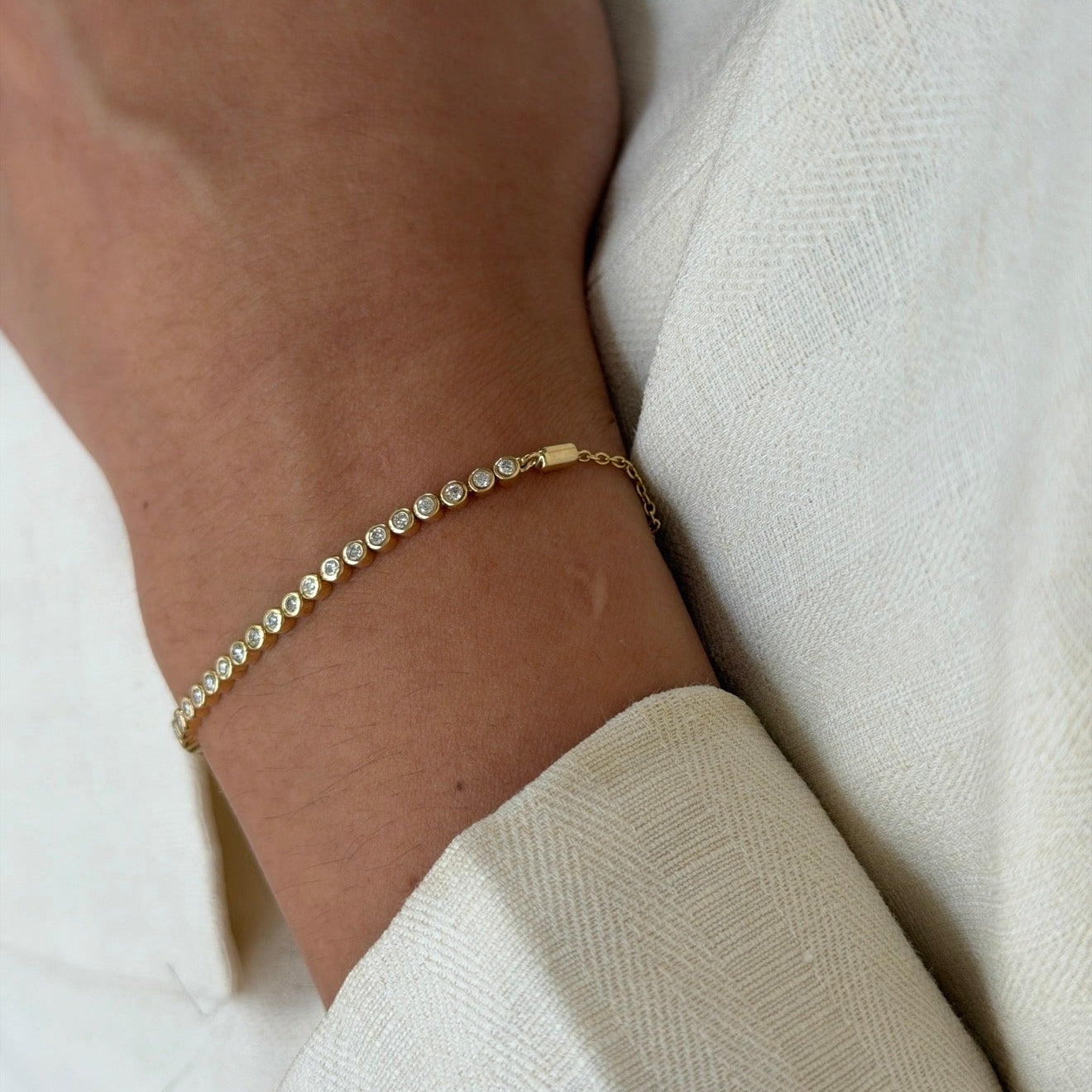 Hana Half Tennis Bracelet