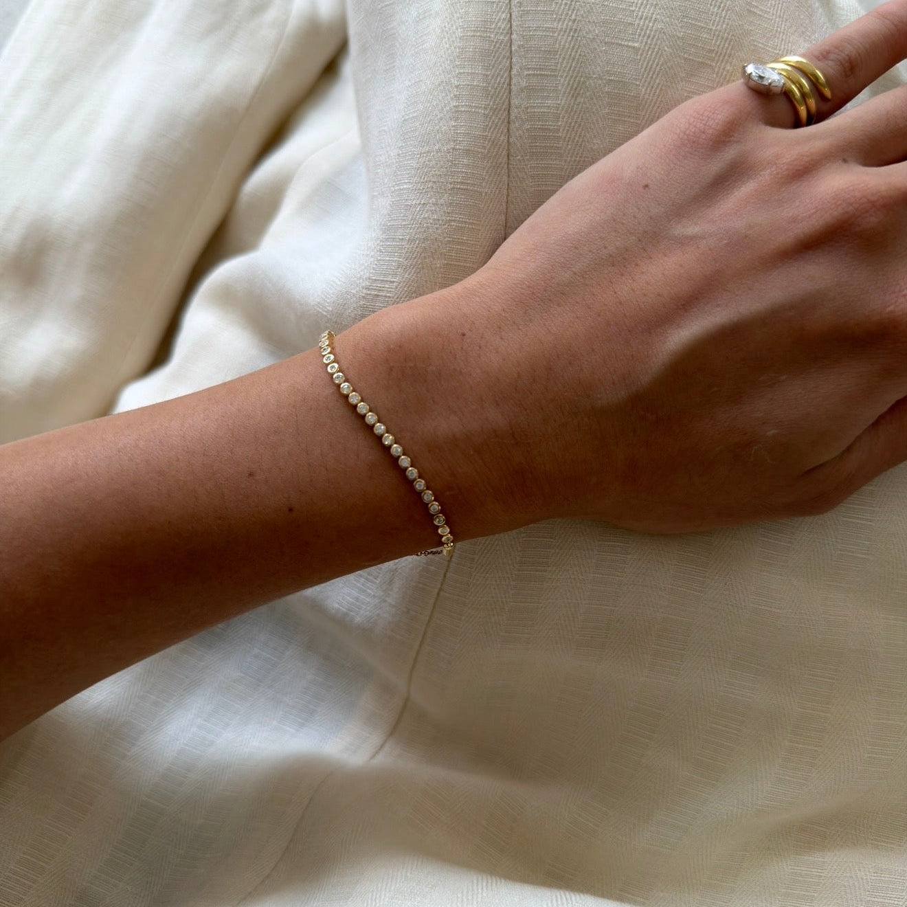 Hana Half Tennis Bracelet