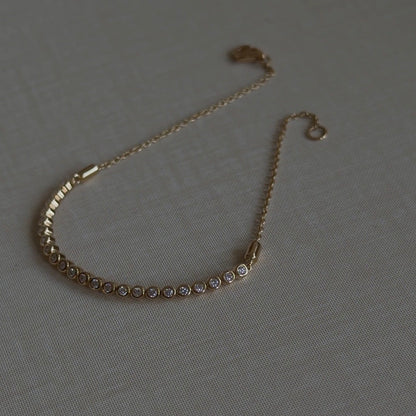 Hana Half Tennis Bracelet