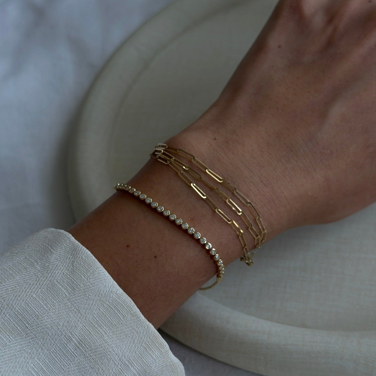 Hana Half Tennis Bracelet