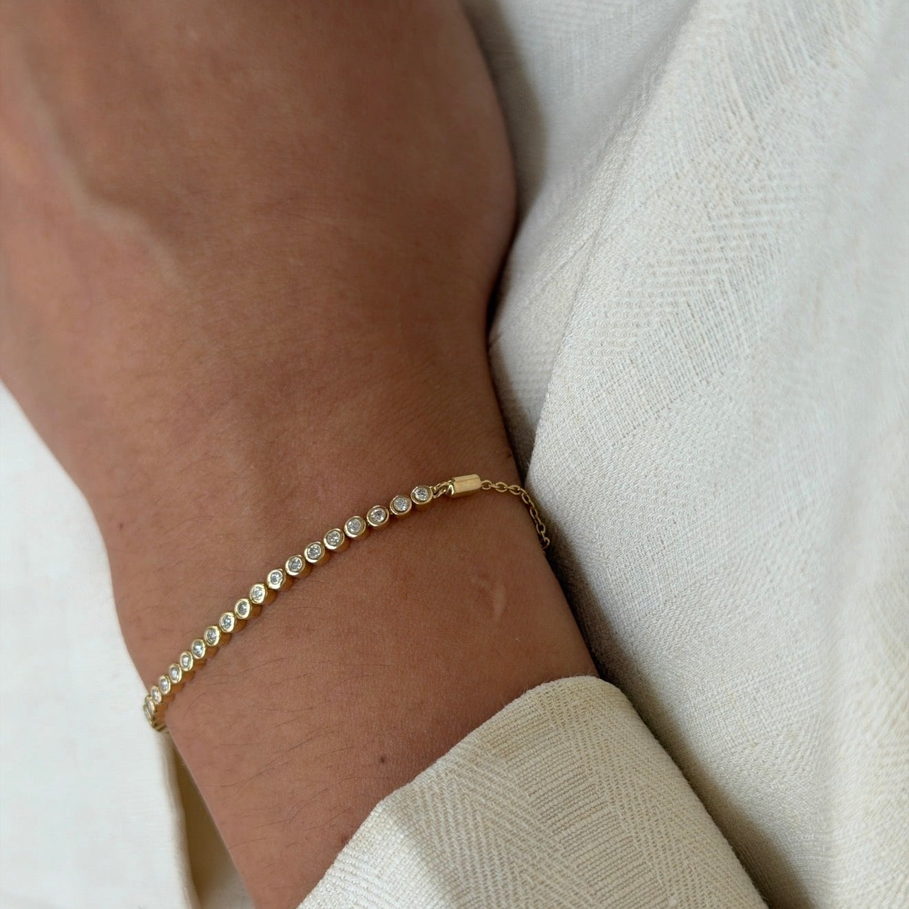 Hana Half Tennis Bracelet