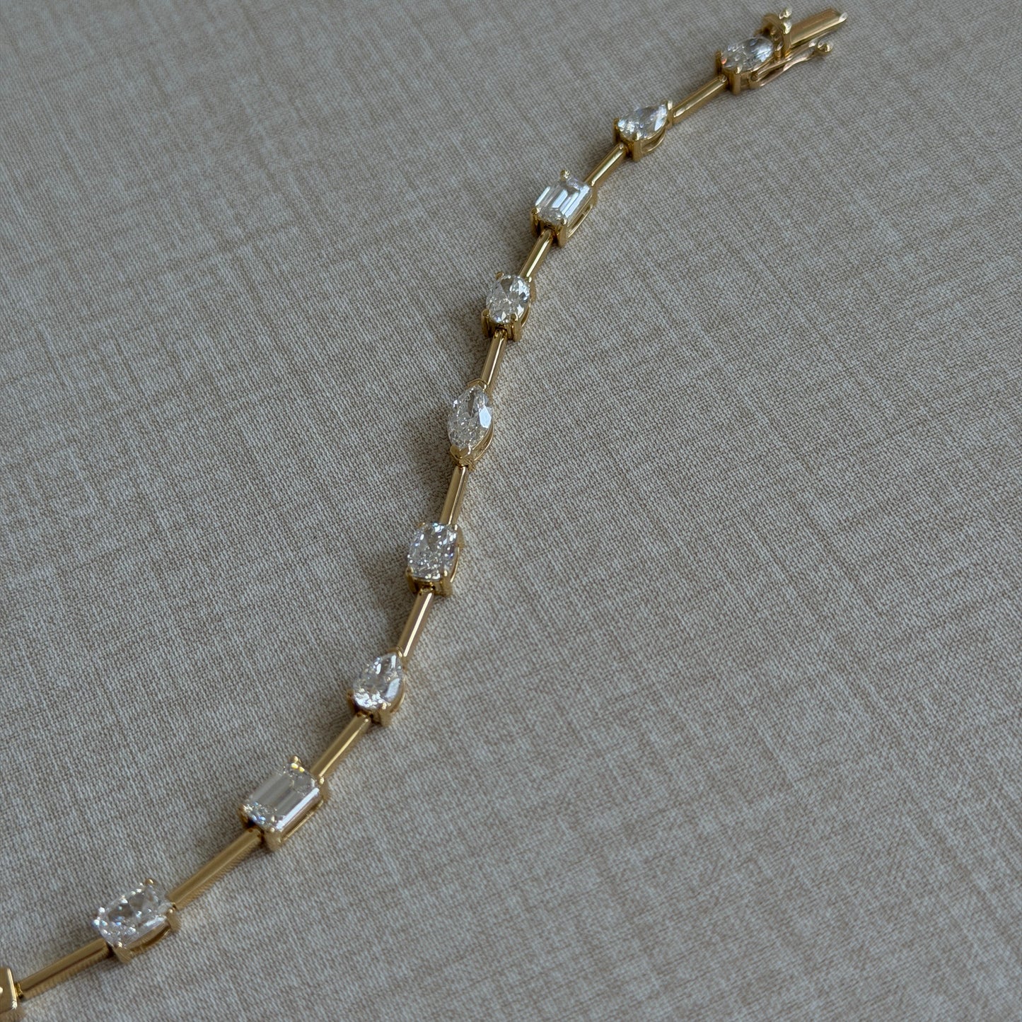 Karen Fancy Shape Tennis Bracelet