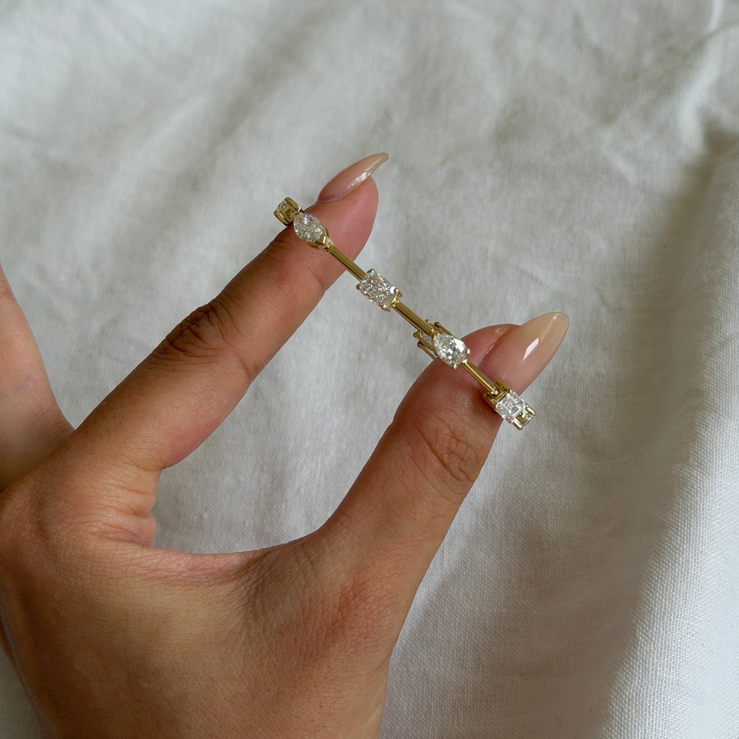 Karen Fancy Shape Tennis Bracelet