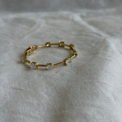 Karen Fancy Shape Tennis Bracelet