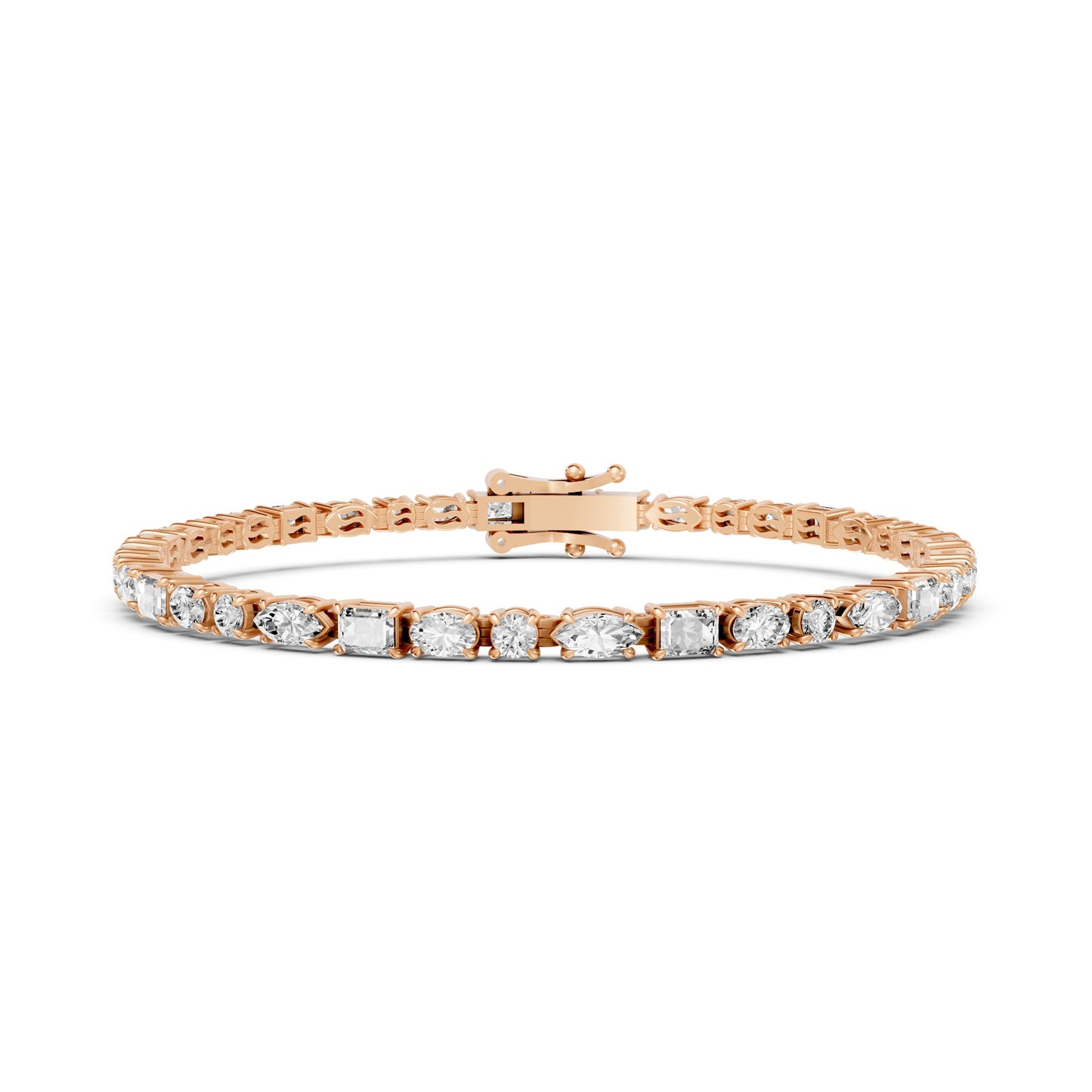 Liora Fancy Shape Tennis Bracelet