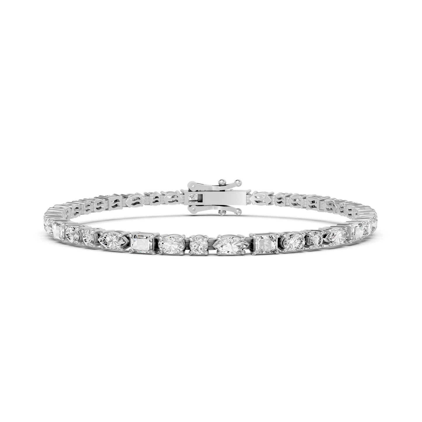 Liora Fancy Shape Tennis Bracelet