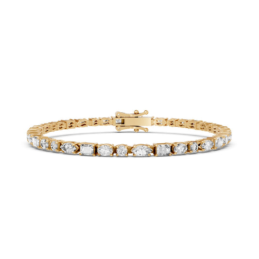 Liora Fancy Shape Tennis Bracelet