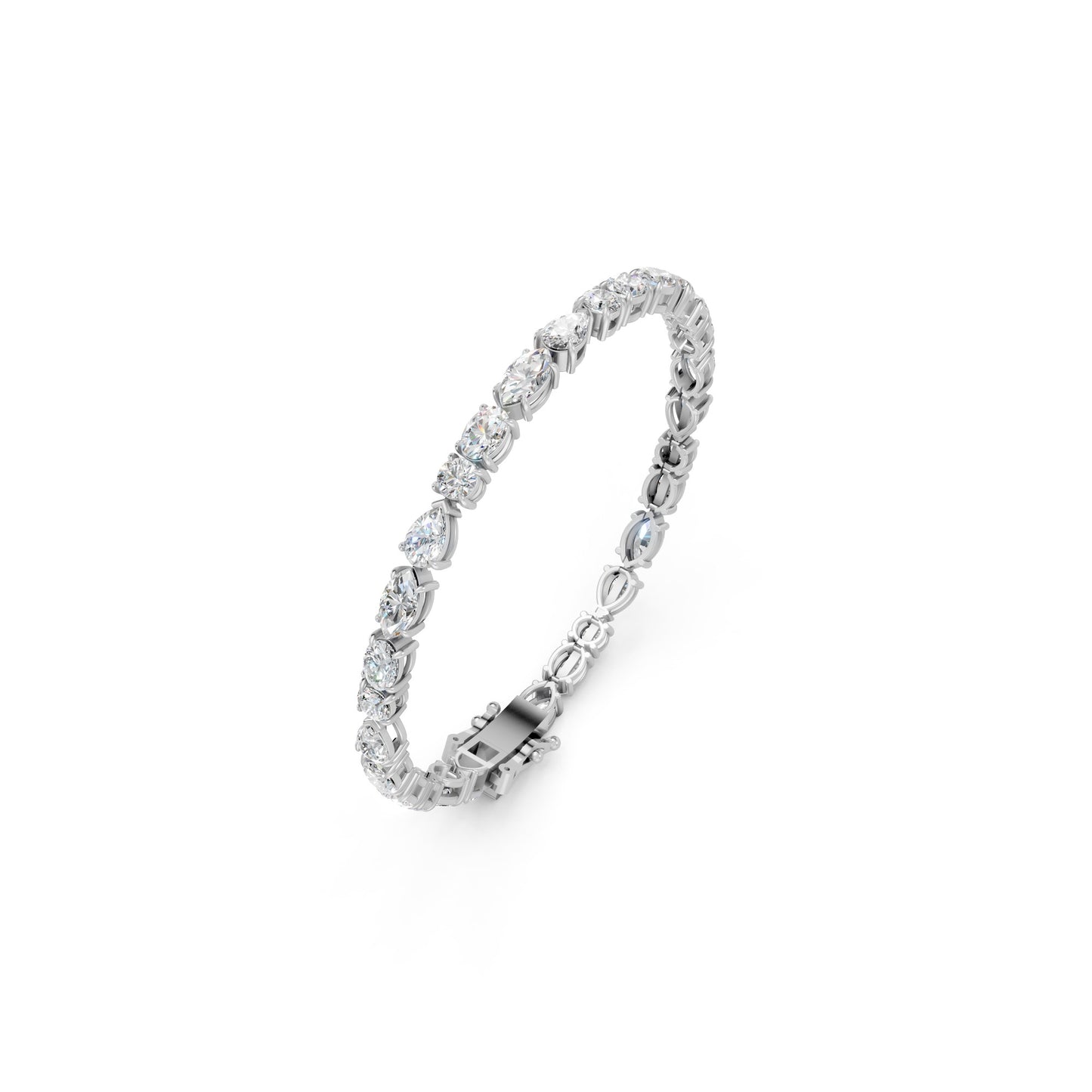 Liora Fancy Shape Tennis Bracelet