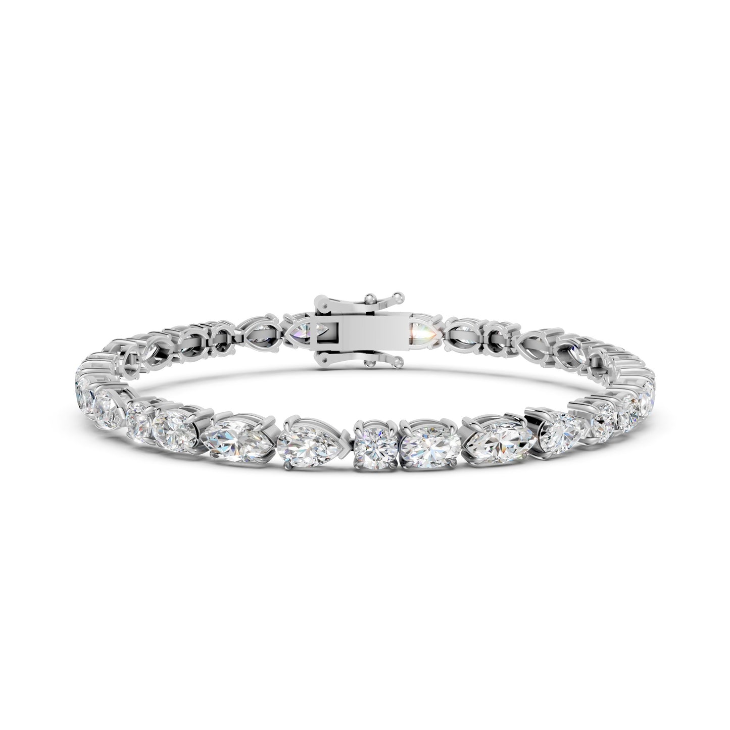 Liora Fancy Shape Tennis Bracelet