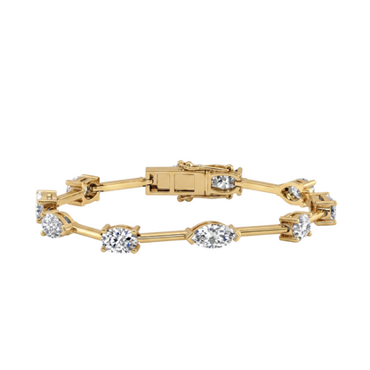 Karen Fancy Shape Tennis Bracelet