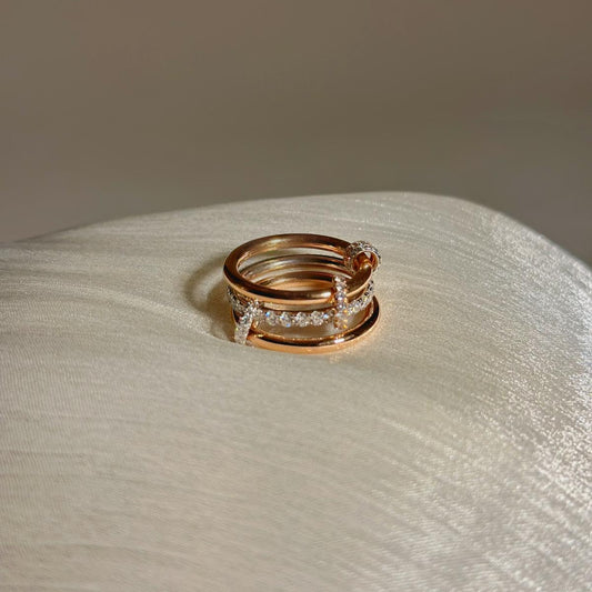 Trinity Pavé Ring